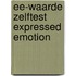 EE-waarde zelftest Expressed Emotion