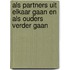 Als partners uit elkaar gaan en als ouders verder gaan