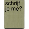 Schrijf je me? by Orlando Figes