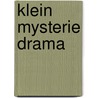 Klein mysterie drama door Onbekend