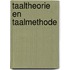 Taaltheorie en Taalmethode