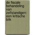 De fiscale behandeling van zelfstandigen: een kritische blik