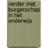 Verder met burgerschap in het onderwijs