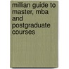 Millian guide to master, MBA and postgraduate courses door Onbekend