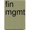 Fin Mgmt by Halit Gonenc