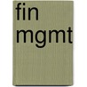 Fin Mgmt door Halit Gonenc