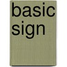Basic Sign by Index Books