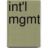 Int'l Mgmt by Karen Crabbe