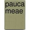 Pauca Meae door Victor Hugo