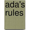 Ada's Rules door Alice Randall