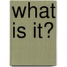 What Is It? by Leslie Kimmelman