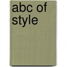 Abc Of Style door Emile Bayard