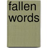Fallen Words by Yoshihiro Tatsumi