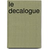 Le Decalogue door Sigmund Mowinckel