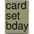 Card Set Bday