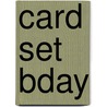 Card Set Bday door Knock Knock