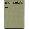 Memorials ... door Sophia Matilda Franqueville