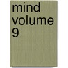 Mind Volume 9 door Unknown Author