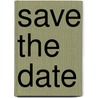Save The Date door Viction: Ary; Gingko Press