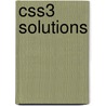 Css3 Solutions by Nathalie Wormser