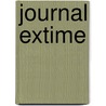 Journal Extime by Michel Tournier