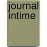 Journal Intime by Chuck Palahniuk