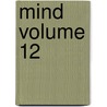 Mind Volume 12 door Unknown Author