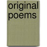 Original Poems door Wordsworth Collection