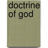 Doctrine Of God door Herman Bavinck
