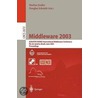 Middleware 2003 door Markus Ed Endler