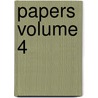 Papers Volume 4 door Carnegie Institution of Laboratory