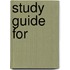 Study Guide For