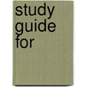 Study Guide For door Cram101 Textbook Reviews