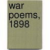 War Poems, 1898 door California Club