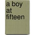 A Boy at Fifteen
