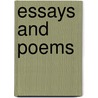 Essays and Poems door Oliver Goldsmith
