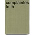 Complaintes Fo Th