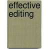 Effective Editing door Y.C. Halan