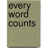 Every Word Counts door Tom Barnes
