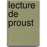 Lecture de Proust door Gaetan Picon