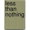 Less Than Nothing by Slavoj Zizek