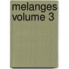Melanges Volume 3 door Jean Jacques Rousseau