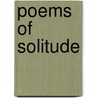 Poems Of Solitude door Emily Brontë