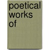 Poetical Works of door Thomas Higginson