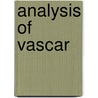 Analysis of Vascar by United States Government