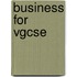 Business For Vgcse