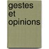 Gestes Et Opinions
