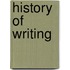 History of Writing