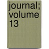 Journal; Volume 13 door Souli Eudoxe 1817-1876