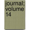 Journal; Volume 14 door Souli Eudoxe 1817-1876